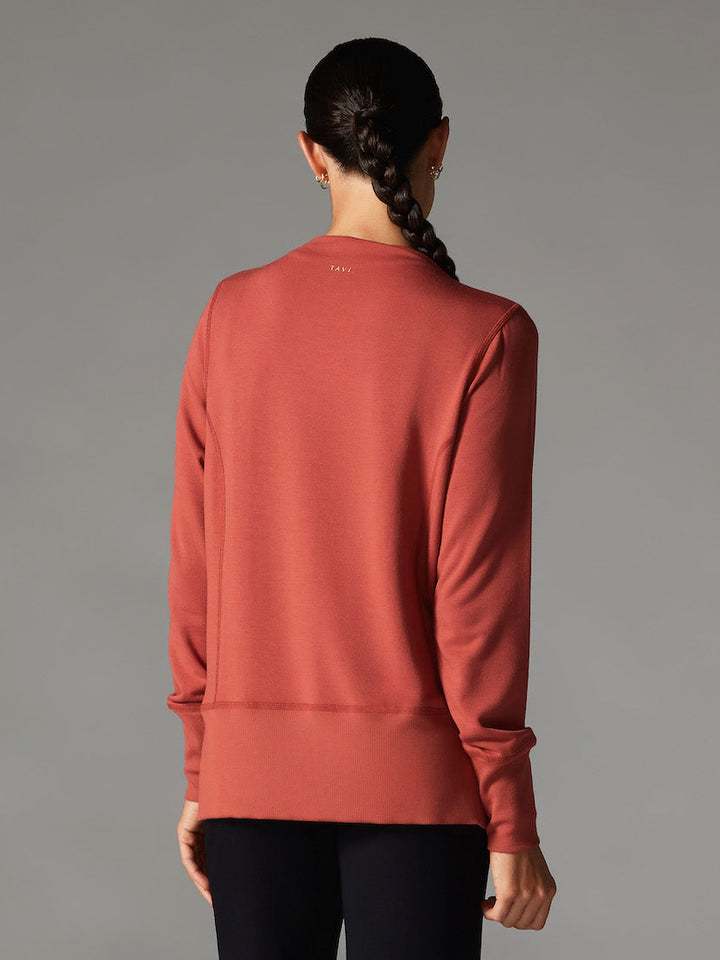 TaviLuxe® Cozy Funnel Neck Sweatshirt | Tops > Sweaters & Hoodies | Tavi – Tavi Active