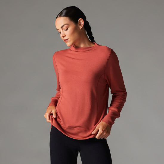 TaviLuxe® Cozy Funnel Neck Sweatshirt | Tops > Sweaters & Hoodies | Tavi – Tavi Active