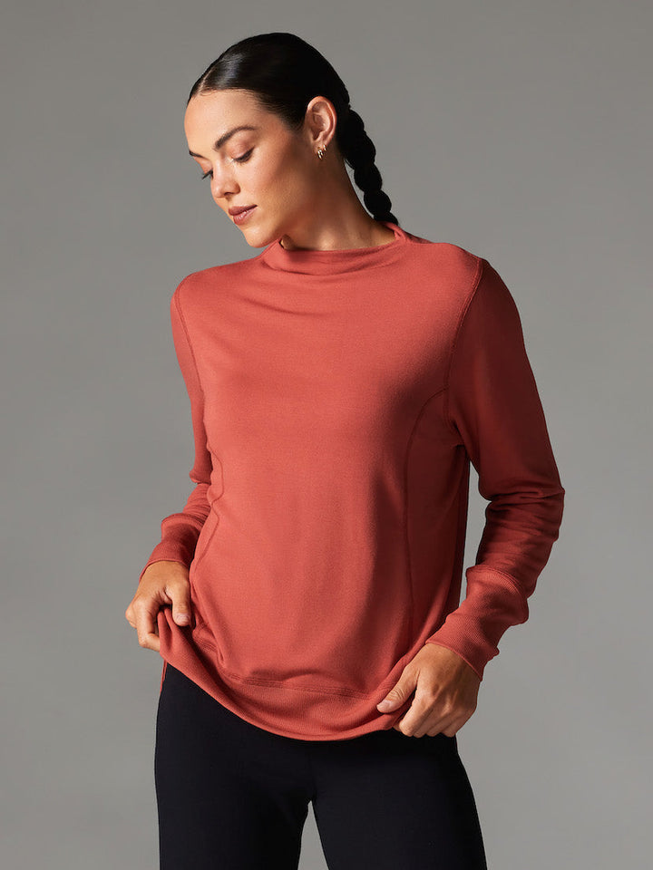 TaviLuxe® Cozy Funnel Neck Sweatshirt | Tops > Sweaters & Hoodies | Tavi – Tavi Active
