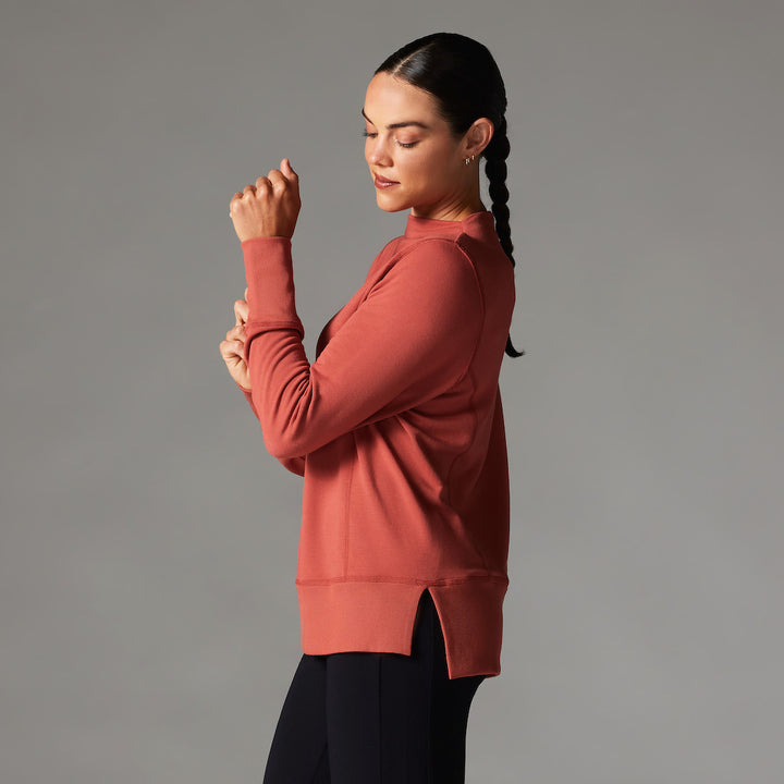 TaviLuxe® Cozy Funnel Neck Sweatshirt | Tops > Sweaters & Hoodies | Tavi – ToeSox | Tavi | Vooray