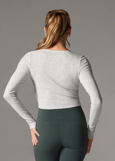 Criss Cross Long Sleeve Top | Tops > Long Sleeve | Tavi – Tavi Active