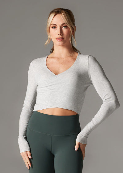 Criss Cross Long Sleeve Top | Tops > Long Sleeve | Tavi – Tavi Active