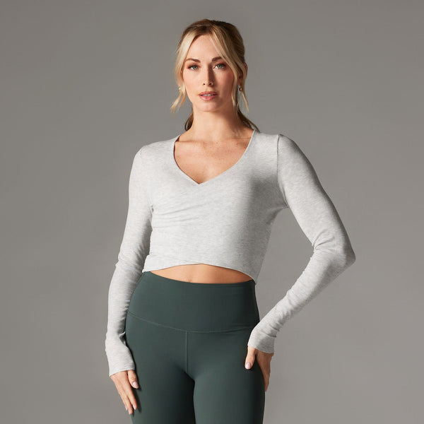 Criss Cross Long Sleeve Top | Tops > Long Sleeve | Tavi – Tavi Active