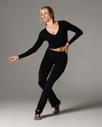 Criss Cross Long Sleeve Top | Tops > Long Sleeve | Tavi – ToeSox | Tavi | Vooray