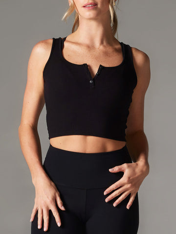 Fitted Henley Tank | Tops > Tanks | Tavi – Tavi Active