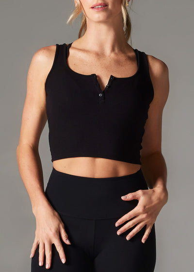 Fitted Henley Tank | Tops > Tanks | Tavi – Tavi Active