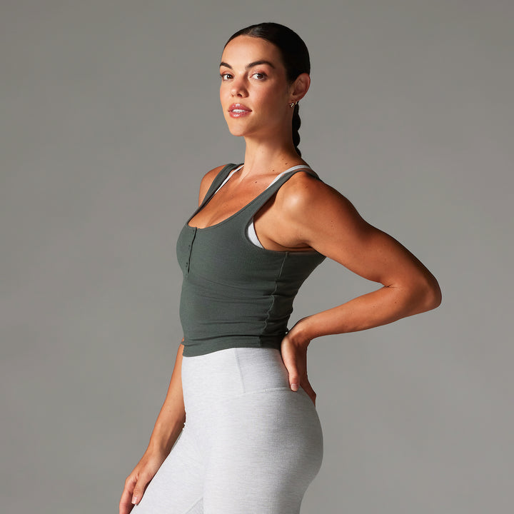 Fitted Henley Tank | Tops > Tanks | Tavi – ToeSox | Tavi | Vooray