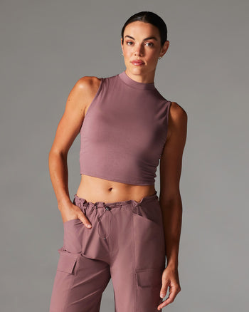 TaviLuxe® Mock Neck Tank | Apparel | Tavi – ToeSox | Tavi | Vooray