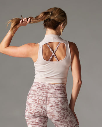 TaviLuxe® Mock Neck Tank | Apparel | Tavi – ToeSox | Tavi | Vooray