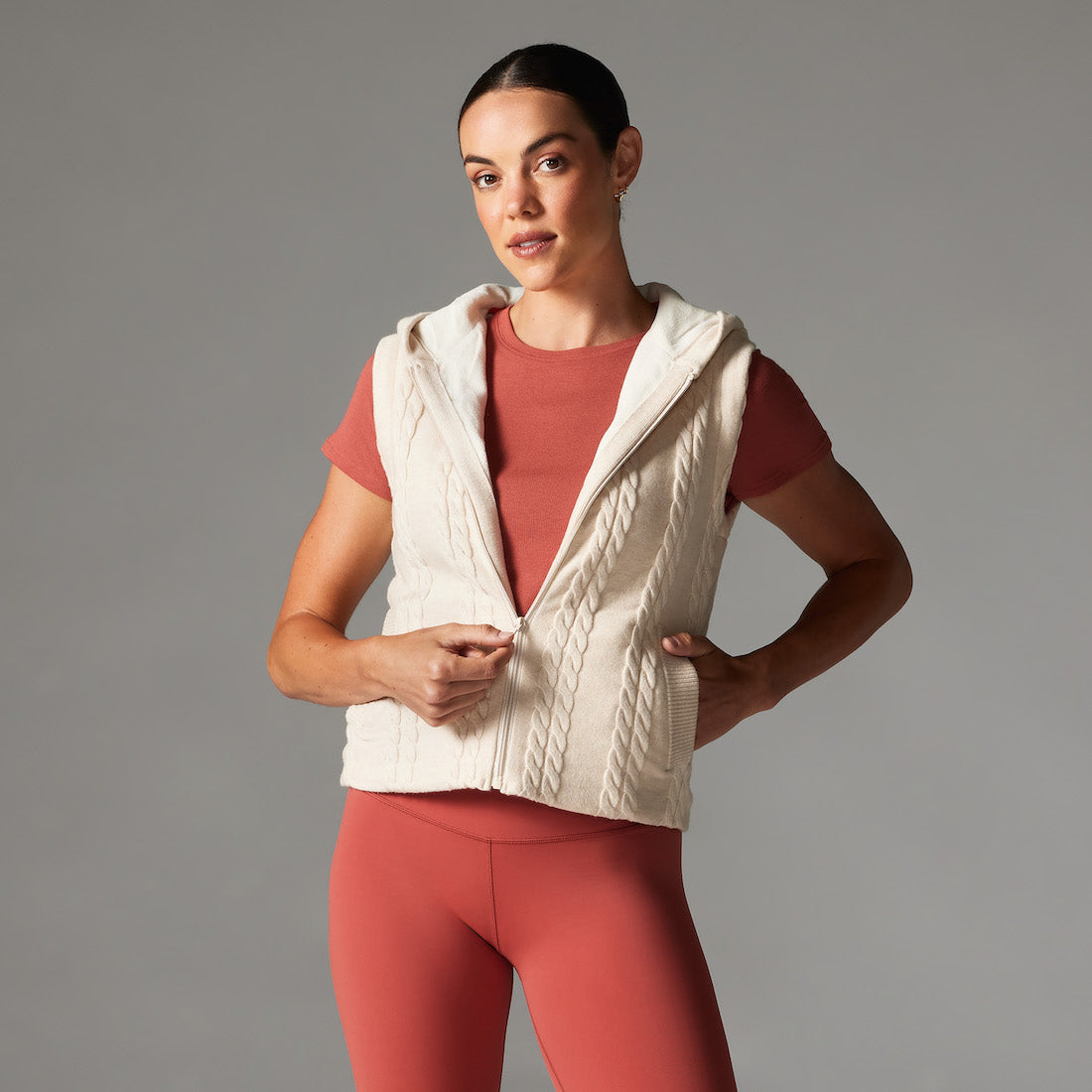 group peak sweater vest