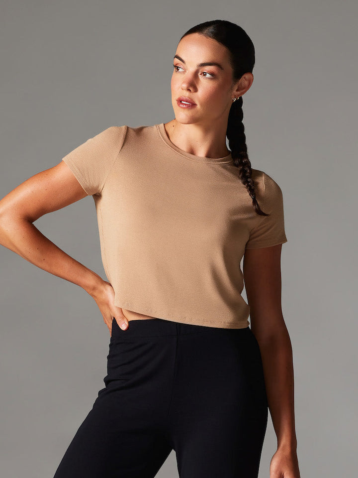Ribbed Tee | Tops > Short Sleeve | Tavi – Tavi Active