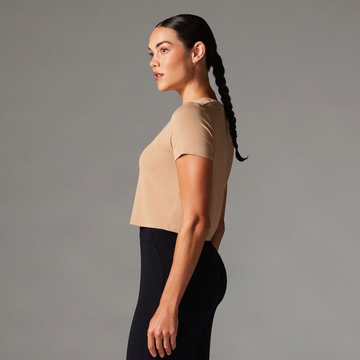 Ribbed Tee * | Tops > Short Sleeve | Tavi – ToeSox | Tavi | Vooray