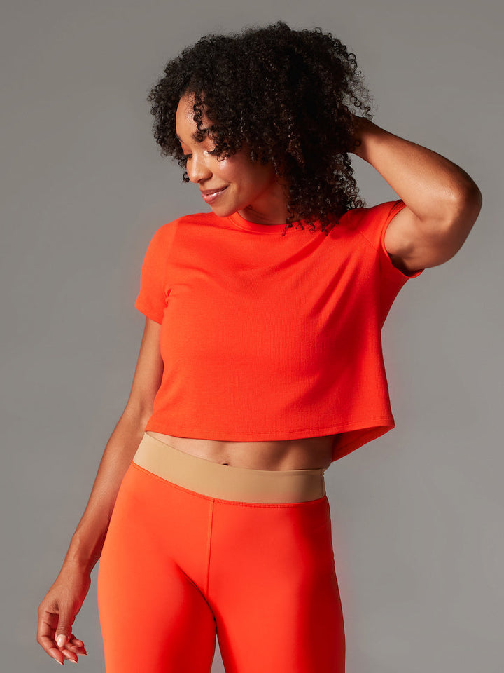 Ribbed Tee | Tops > Short Sleeve | Tavi – Tavi Active