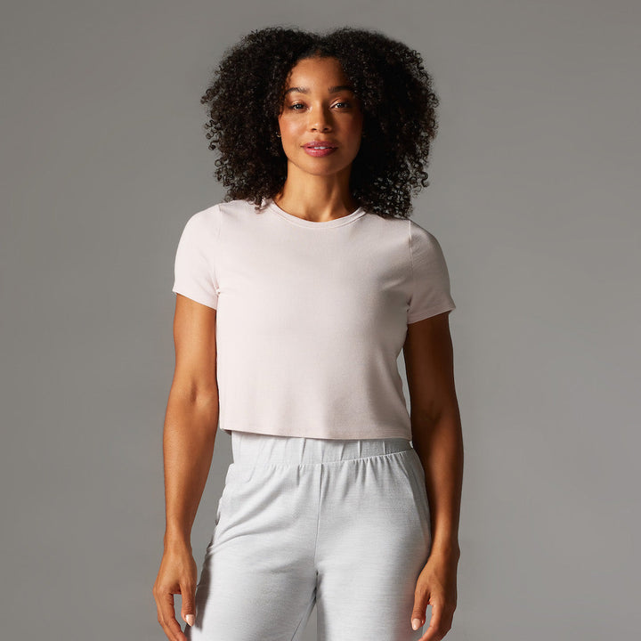 Ribbed Tee * | Tops > Short Sleeve | Tavi – ToeSox | Tavi | Vooray
