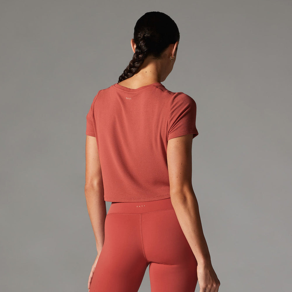Ribbed Tee | Tops > Short Sleeve | Tavi – Tavi Active
