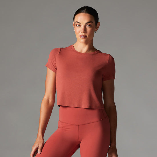 Ribbed Tee | Tops > Short Sleeve | Tavi – Tavi Active