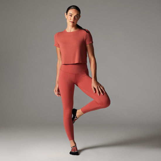 Ribbed Tee | Tops > Short Sleeve | Tavi – Tavi Active