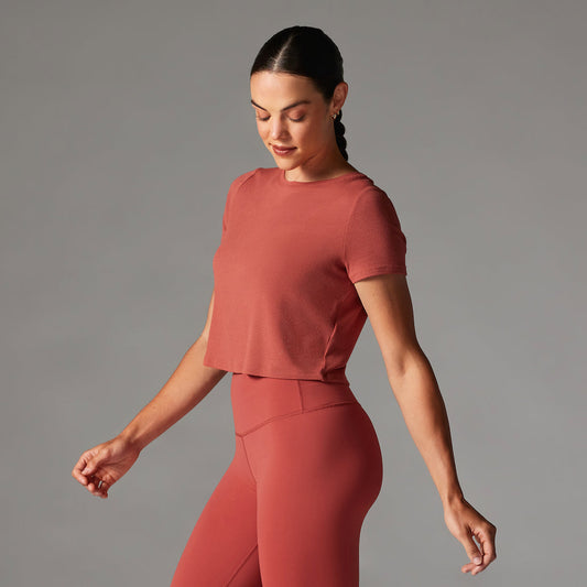 Ribbed Tee | Tops > Short Sleeve | Tavi – Tavi Active