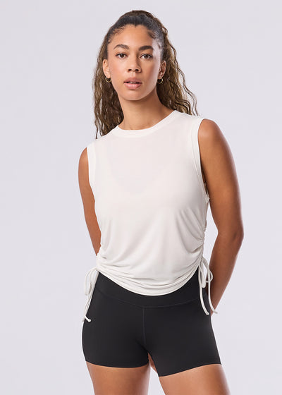 TaviLuxe® Crop Side Tie Tank | Tops > Tanks | Tavi – Tavi Active