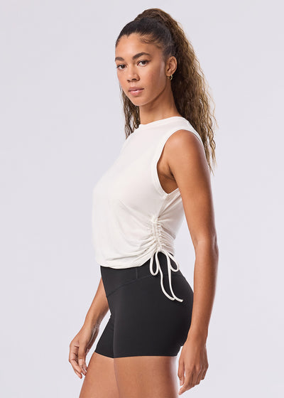 TaviLuxe® Crop Side Tie Tank | Tops > Tanks | Tavi – Tavi Active