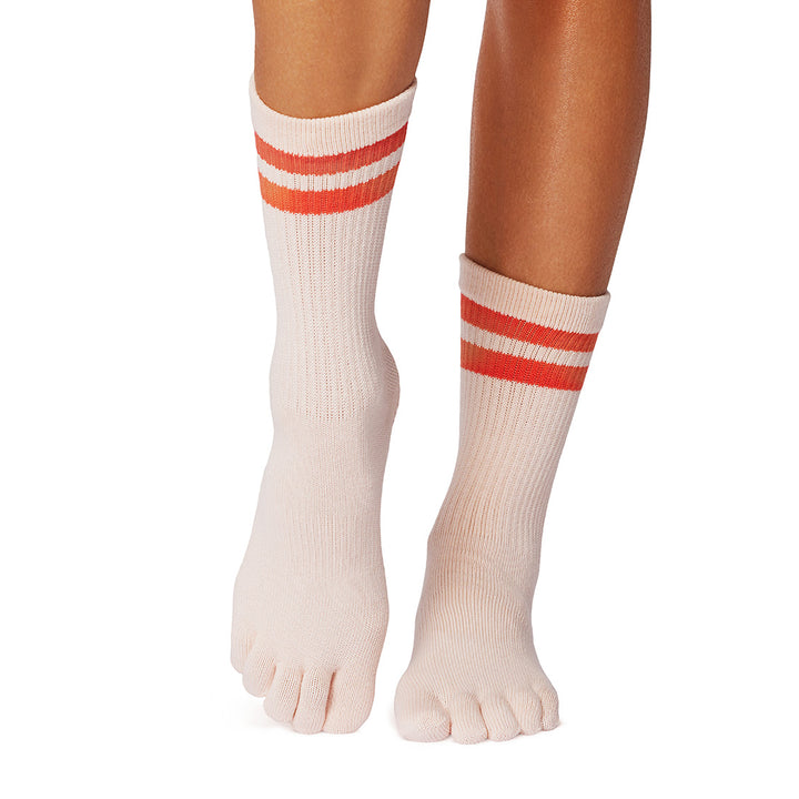 Full Toe Crew Grip Socks | Grip | ToeSox – ToeSox | Tavi | Vooray
