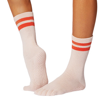 Full Toe Crew Grip Socks | Grip | ToeSox – ToeSox | Tavi | Vooray