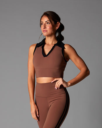 # Contrast Polo Tank | Sports Bras | Tavi – ToeSox | Tavi | Vooray