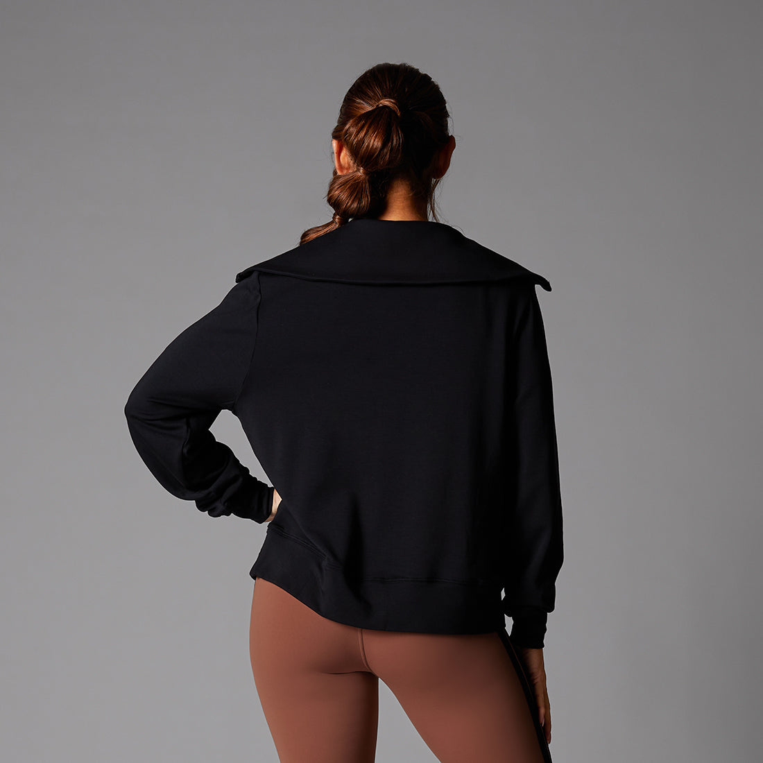 # Cozy Collared Sweatshirt | Tops > Sweaters & Hoodies | Tavi – ToeSox | Tavi | Vooray