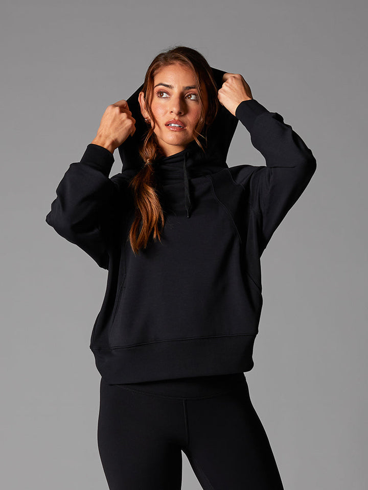 # Cozy Paneled Hoodie | Tops > Sweaters & Hoodies | Tavi – ToeSox | Tavi | Vooray