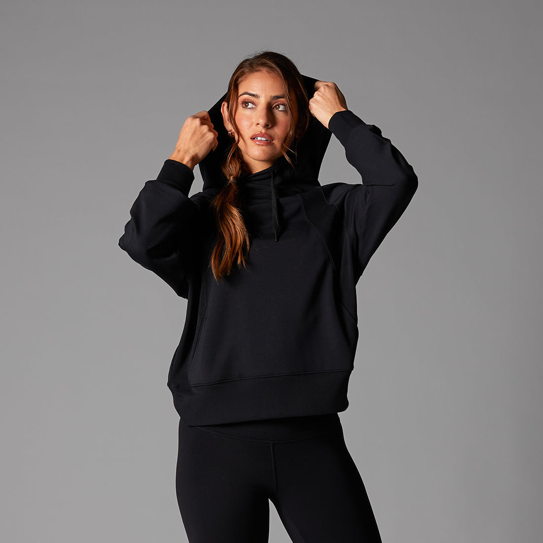 # Cozy Paneled Hoodie | Tops > Sweaters & Hoodies | Tavi – ToeSox | Tavi | Vooray