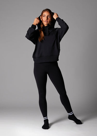 # Cozy Paneled Hoodie | Tops > Sweaters & Hoodies | Tavi – ToeSox | Tavi | Vooray