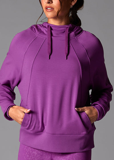 # Cozy Paneled Hoodie | Tops > Sweaters & Hoodies | Tavi – ToeSox | Tavi | Vooray