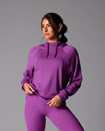 # Cozy Paneled Hoodie | Tops > Sweaters & Hoodies | Tavi – ToeSox | Tavi | Vooray