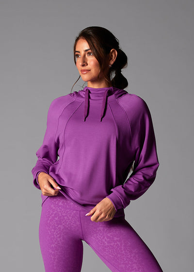 # Cozy Paneled Hoodie | Tops > Sweaters & Hoodies | Tavi – ToeSox | Tavi | Vooray