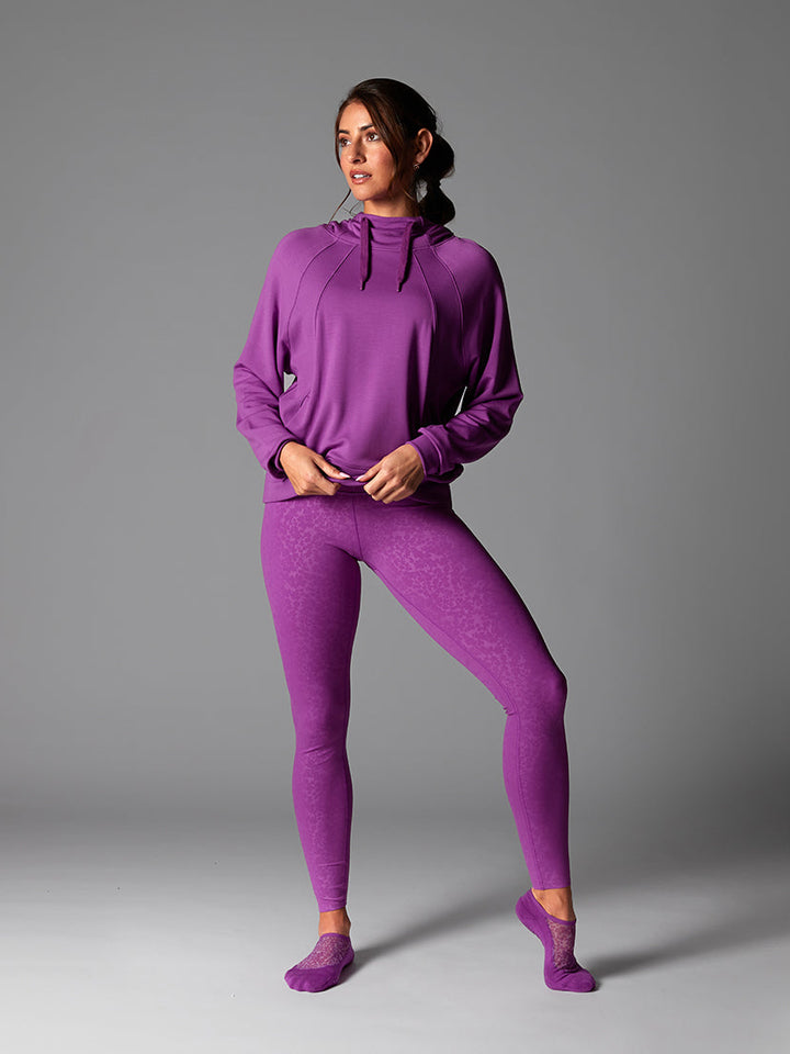 # Cozy Paneled Hoodie | Tops > Sweaters & Hoodies | Tavi – ToeSox | Tavi | Vooray