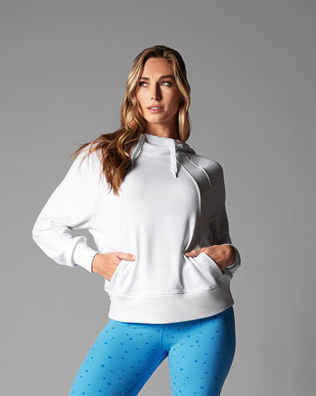 # Cozy Paneled Hoodie | Tops > Sweaters & Hoodies | Tavi – ToeSox | Tavi | Vooray