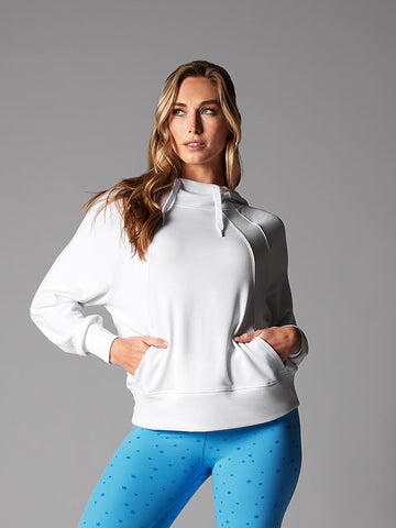 # Cozy Paneled Hoodie | Tops > Sweaters & Hoodies | Tavi – ToeSox | Tavi | Vooray