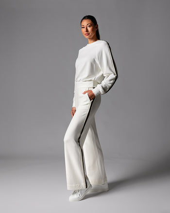 # Ease Crew Stripe Sweatshirt | Tops > Sweaters & Hoodies | Tavi – ToeSox | Tavi | Vooray