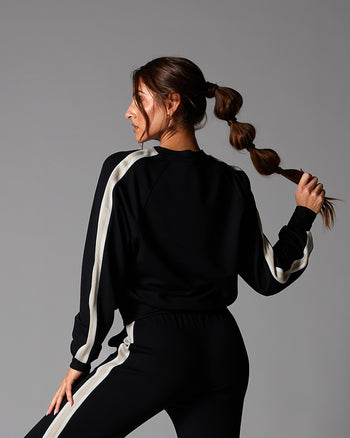 # Ease Crew Stripe Sweatshirt | Tops > Sweaters & Hoodies | Tavi – ToeSox | Tavi | Vooray