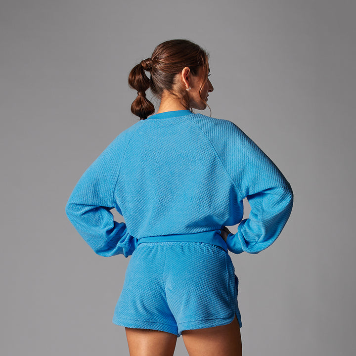 # Ease Crew Terry Sweatshirt | Tops > Long Sleeve | Tavi – ToeSox | Tavi | Vooray