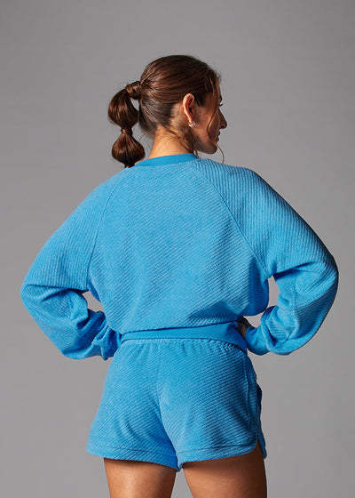 # Ease Crew Terry Sweatshirt | Tops > Long Sleeve | Tavi – ToeSox | Tavi | Vooray