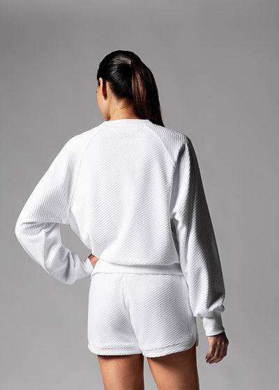 # Ease Crew Terry Sweatshirt | Tops > Long Sleeve | Tavi – ToeSox | Tavi | Vooray