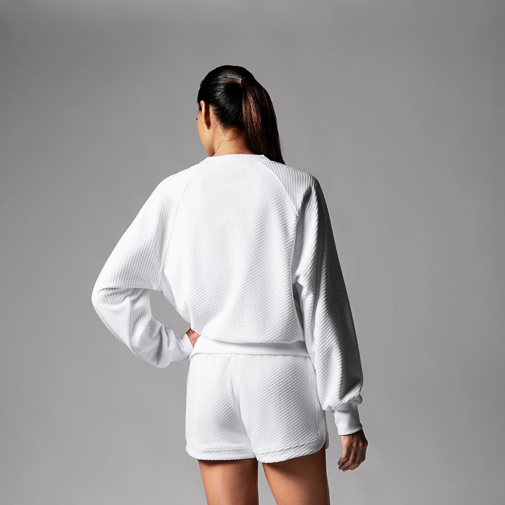 # Ease Crew Terry Sweatshirt | Tops > Long Sleeve | Tavi – ToeSox | Tavi | Vooray