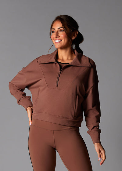 # Cozy Half Zip | Tops > Jackets | Tavi – ToeSox | Tavi | Vooray