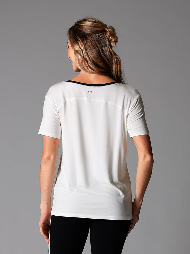 # Everyday V-Neck Tee | Tops > Short Sleeve | Tavi – ToeSox | Tavi | Vooray