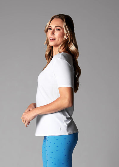 # Everyday V-Neck Tee | Tops > Short Sleeve | Tavi – ToeSox | Tavi | Vooray