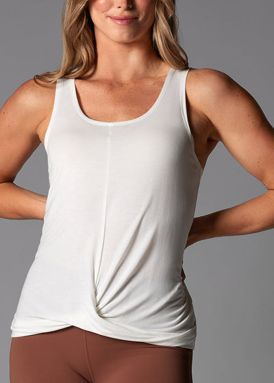 # Flatter Twist Tank | Tops > Tanks | Tavi – ToeSox | Tavi | Vooray