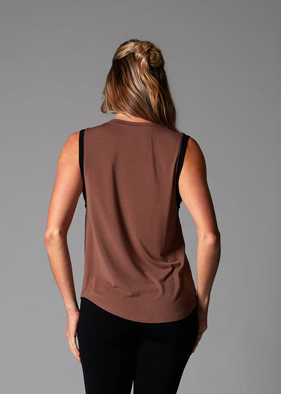 # High Neck Muscle Tank | Tops > Tanks | Tavi – ToeSox | Tavi | Vooray