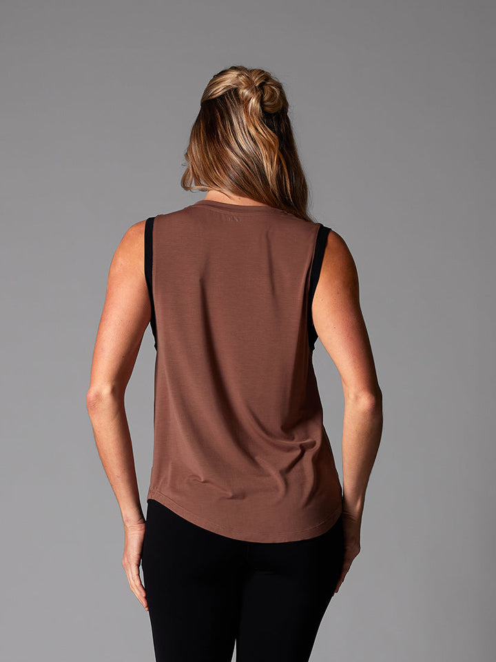 # High Neck Muscle Tank | Tops > Tanks | Tavi – ToeSox | Tavi | Vooray