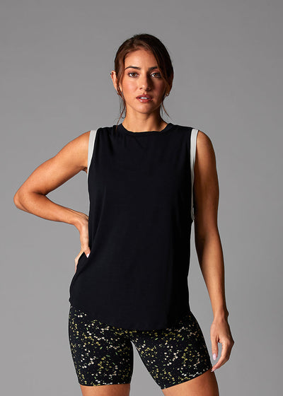 # High Neck Muscle Tank | Tops > Tanks | Tavi – ToeSox | Tavi | Vooray